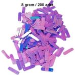 Nnstartshopping Mor 15 x 5 mm Dantel Oya Yazma Halhal Abiye Lazer Kesim Pul 200 Adet / 8 Gram