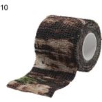 No.10 Stili Açık Hava Için Askeri Kamuflaj Bant Anti-Çizik Kendinden Yapışkanlı Geniş Kullanım Alanı Stretch Bandaj Bant Kamuflaj Bant Rulosu (Yurt Dışından) - Beyaz