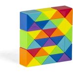 No.36 Tarzı Dingsheng 24 ve Segmentler Magic Rule Snake Çok Renkli 3D Bulmaca Fidget Gam Fidge Cube Twist Dönüştürülebilir Çocuk Puzzl (Yurt Dışından)