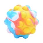 No.4 Tarzı Gökkuşağı Basınç Topu Fidget Duyusal Oyuncak Dna Renk Boncuk Top Tpr Yumuşak Tutkal Pu Esnek Ay Topu Sıkma Çocuk Hediye (Yurt Dışından) - Renkli