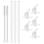 No.5 3 Yedek Silikon Pipet 5 Damlatmaz Borulu Set 2 Temizleme Fırçası ile Çocuklar Yetişkinler Için Termos Bardak Biberonlar (Yurt Dışından) - Renkli - Water Bottle