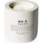 No.5 Pavot Concrete Candle 225G, Lüks Bej Beton Tasarımlı Mum