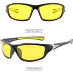 No.6 Tarzı Yeni Lüks Polarize Güneş Gözlüğü Unisex Bisiklet Güneş Gözlükleri Vintage Seyahat Balıkçılık Claun Gözlük Gözlüğü UV400 Gafas De Sol (Yurt Dışından) - Renkli - Standart - Spor Gözlükleri