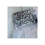 NO BRAND Kadın Yıldız Desenli Parlak Portföy El Çantası Bilek Askılı Şık Clutch
