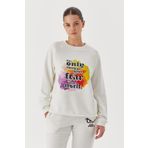 No Fear 72485 Beyaz Kadın Sweatshirt