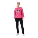 No Fear 72498 Fuşya Pembe Kapüşonlu Kadın Sweatshirt
