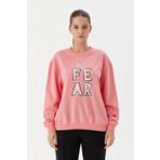 No Fear 72500 Pembe Kadın Sweatshirt