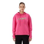 No Fear 72508 Fuşya Pembe Kapüşonlu Kadın Sweatshirt