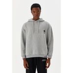 No Fear Erkek Sweatshirt NFR-M500241 GRİ MELANJ L