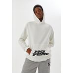 No Fear M500218 Beyaz Kapüşonlu Erkek Sweatshirt
