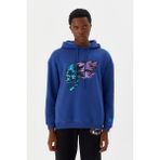 No Fear M500229 Mavi Kapüşonlu Erkek Sweatshirt