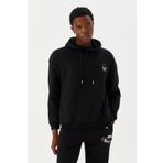 No Fear M500241 Siyah Kapüşonlu Erkek Sweatshirt