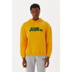 No Fear M500243 Sarı Kırmızı Kapüşonlu Erkek Sweatshirt