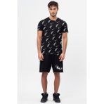 No Fear Orijinal Baskılı Erkek T-Shirt Siyah - XL - Siyah - Siyah