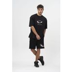 No Fear Orijinal Oversize Erkek T-shirt Siyah Siyah XL
