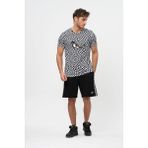No Fear Siyah Dama Desenli Kısa Kol Erkek T-shirt M50091 - XL