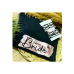 NO NAME Bride Yazılı Isme Özel Tişört | Bekarlığa Veda Partisi | Bride To Be (bileklik Hediyeli)