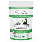 No Sweat Aktif Karbon Kedi Kumu Koku Nötrleştirici-Hindistan Cevizi Kabuğundan Üretilmiştir-Tamamen Doğal-Kimyasal, Toksik İçerik İçermez-Kokusuz-Ekonomik Boy 500 GR