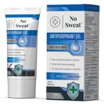 No Sweat Antiperspirant Gel 50 ML - Yüz-Boyun-Ense Terlemesine Karşı Koruma- Aşırı Terlemeye Yardımcı Jel -Spor Yaparken Kullanıma Uygun-Yüz Parlamasını Önlemeye Yardımcı-Makyaj Öncesi Kullanılabilir.