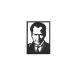 No239 Atatürk Metal Duvar Tablosu