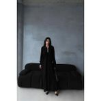 No8 Home Pantolon Yırtmaçlı Elbise Ikili Triko Takım Siyah Elf - Standart