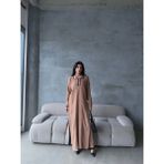 No8 Home Pantolon Yırtmaçlı Elbise Ikili Triko Takım Vizon Elf - Standart