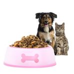 Noa Store Kaymaz Plastik Köpek Kaseleri - Küçük ve Orta Köpekler için Dökülmeyen Besleme İstasyonu - Yavrular, Kedi, Köpek için Dayanıklı Besleyici - Evcil Hayvan Maması ve Sulama Malzemeleri