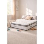Noa Yatak Perfecto Paket Yaylı Yatak 140 x 200 cm Örme Kumaş ile Serinleten Konfor ve Destek Sunar