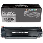 NoahArk CB436A 36A Toner Kartuşu HP LaserJet P1505N P1505 P1506N P1506 M1120N M1120 M1522NF M1522N P1500 P1503 P1504 Yazıcı için Uyumlu (1 Siyah o) o)