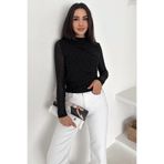 Noa&Noa Dantel Detaylı Puantiye Bluz – Black Charm