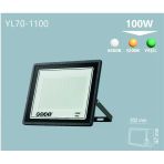 Noas 100 Watt Ultra Slim Led Projektör Beyaz ( 2 Adet) Vitrin