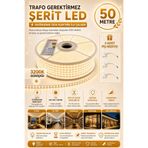 Noas 220V ŞERİT LED GÜNIŞIĞI - 50 MT