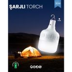 Noas 30W Şarjlı Torch Ampul Beyaz