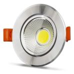 Noas 5 Watt Krom Kasa LED Spot Gun Işığı Işık 2 Adet Mercan YL28-0503 - Gün Işığı