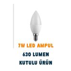 Noas Led Noas 7W Buji Led Ampül Beyaz Işık