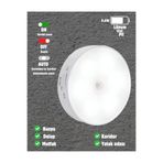 Noas Led Pır Hareket Sensörlü Usb Şarj Edilebilir Beyaz Renk Led Işık Lamba Dolap Içi Ev Lamba