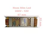Noas Süper Slim 12V 16.5A Şerit Led Trafosu 60W Ip20 (12 Volt 16.5 Amper 15Mt Ye Kadar Kullanım İçin Uygundur)