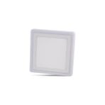Noas YL15 1800 R Sıva Üstü Kare 18+6W Fonksiyonlu LED Spot 6500K Beyaz+Mavi Renkli