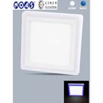 Noas Yl15 1800 R Sıva Üstü Kare 18+6w Fonksiyonlu Led Spot 6500k Beyaz+mavi