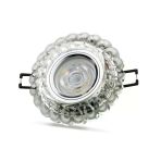 Noas Yl65 1667 Geras Led Çerçeveli 4000K Kristal Cam Spot Kasa