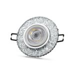 NOAS YL65 1677 Hektor Led Çerçeveli 4000K Kristal Cam Spot Kasa - Priz ve Anahtar İçin Uyumlu Ç