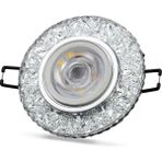 Noas YL65 1677 Hektor LED Çerçeveli 4000K Kristal Cam Spot Kasa - Priz ve Anahtar Için Uyumlu Çerçeve