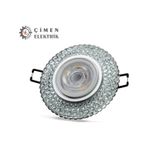 Noas Yl65 1747 Nilus Led Çerçeveli 4000K Yuvarlak Kristal Cam Spot Kasa