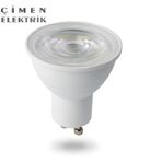 Noas Yl91 0701 D Dimlenebilir 7W Led Çanak Ampül 6400K Beyaz Işık Gu10 Duy