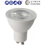 Noas Yl91 0702M 7W Mercekli Led Çanak Ampül 3200K Günışığı Gu10 Duy