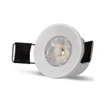 Noas YL94-1151 6500K Beyaz 2W Beyaz Kasa Yıldız Led Spot