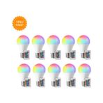 Noas YL95-9029-T10 9W Kumandalı Rgbw LED Ampul - Dim Edilebilir - Hafızalı E27 Duylu 810 Lümen 10'lu Paket