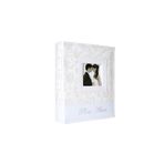 Nobbystar 200'lük 10x15cm. Beyaz Deri Pencereli Aile Fotoğraf Albümü
