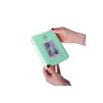 Nobbystar 65 Fotoğraf Kapasiteli Pencereli Mavi Mint Instax Polakart Fotoğraf Albümü