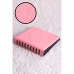 Nobbystar 68 Fotoğraf Kapasiteli Spiralli Pembe Instax Polakart Fotoğraf Albümü